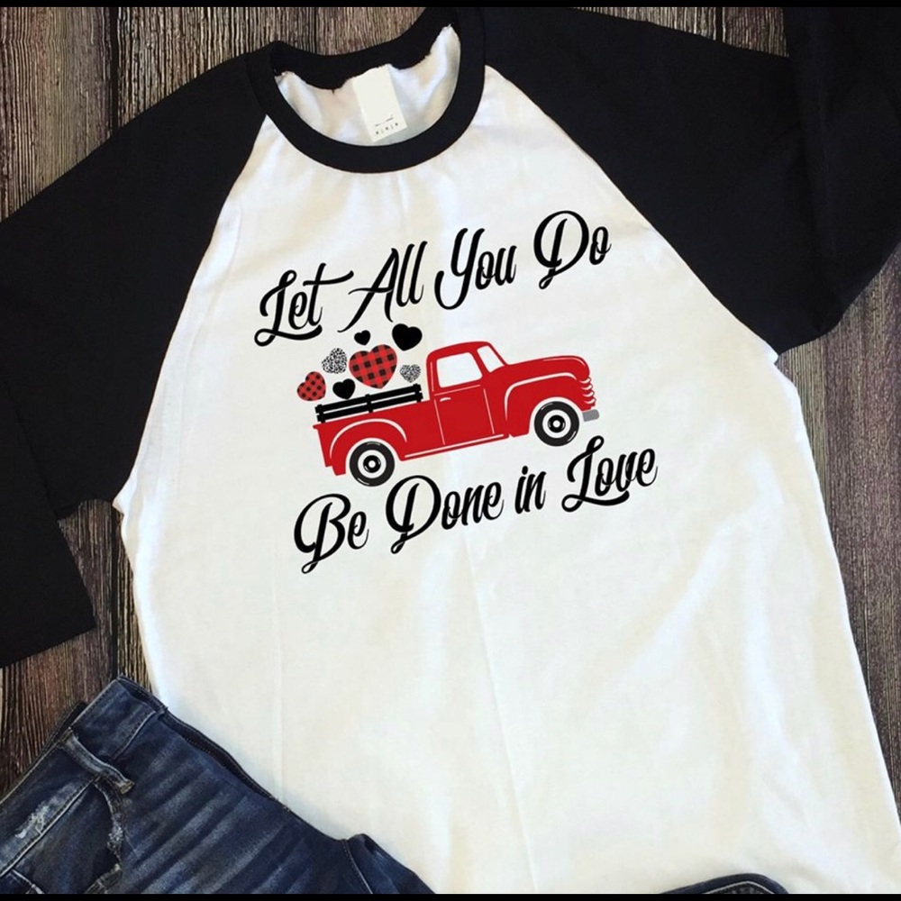 Valentines Day Baseball T Shirt